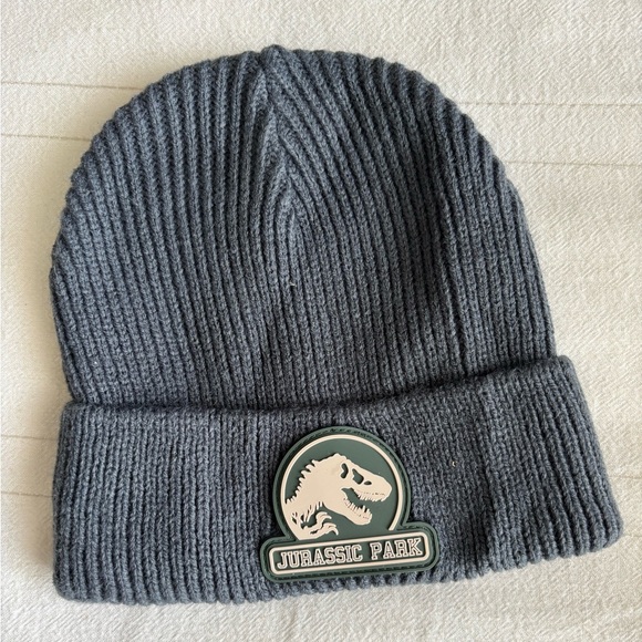 Cotton On Kids Jurassic Park Gray Beanie - Picture 1 of 1